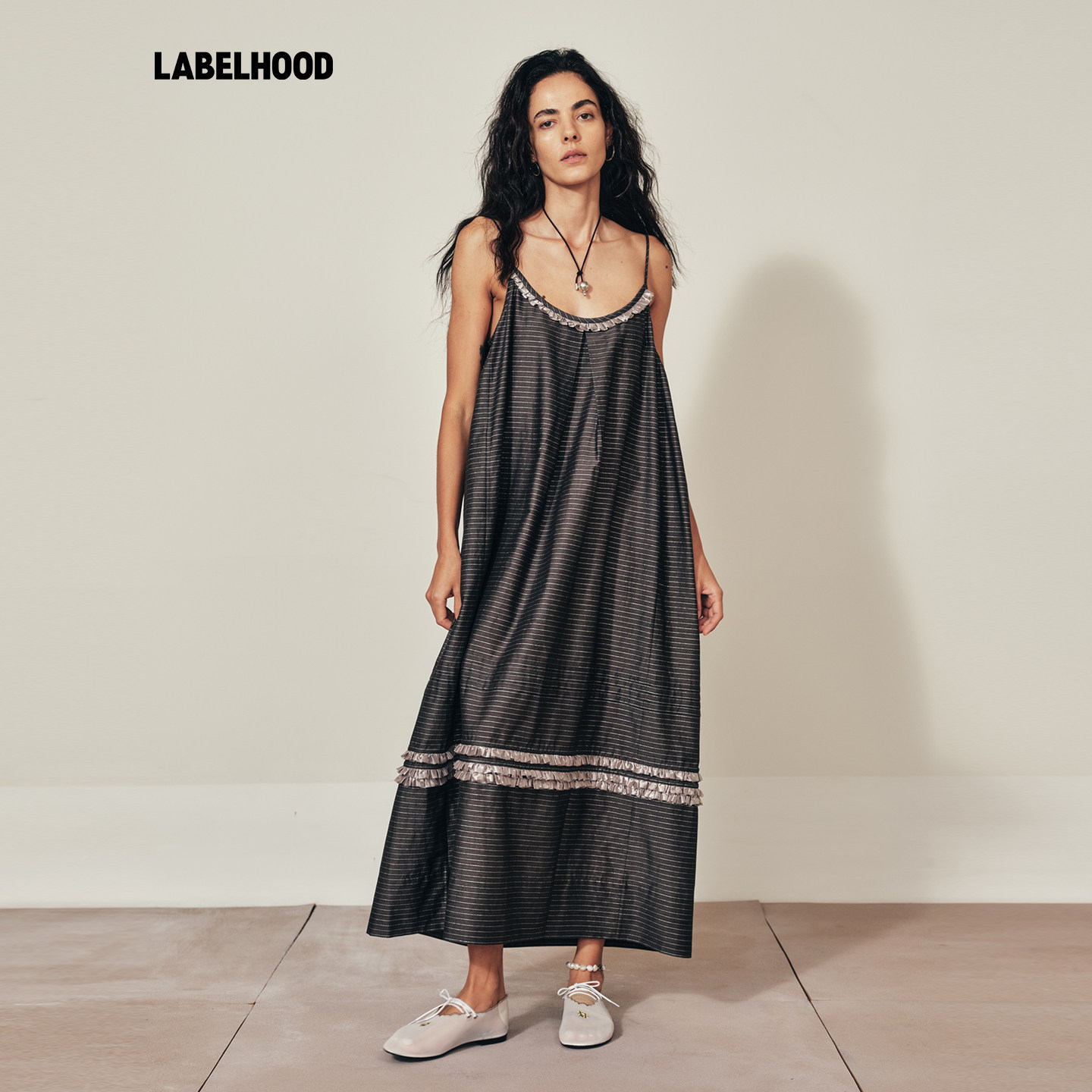 【MARCHEN】蕾虎2026春夏新品银河连衣裙吊带裙长裙无袖时尚女装