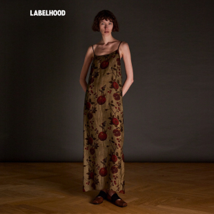 蕾虎新中式 WANG ANAYA DRESS2025秋冬新款 吊带连衣裙 女装 UMA