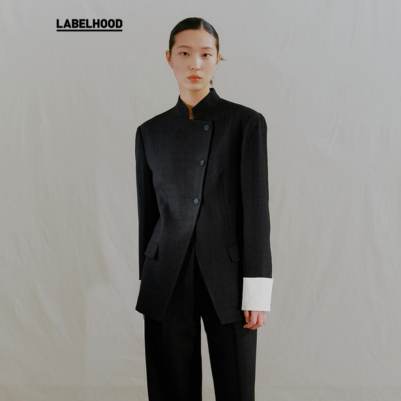 CHENXU羊毛肌理西装套装