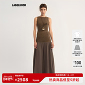 SWAYING 蕾虎简约舒适花背心长裙2026早春新款 女装 裙装 内搭