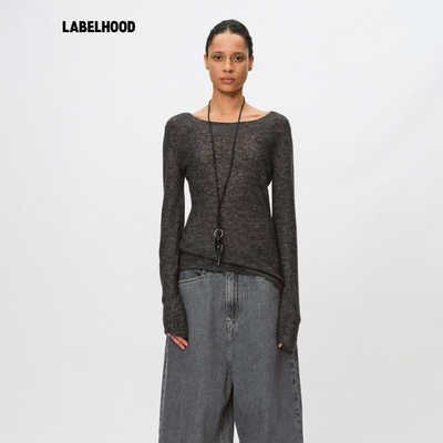 LiegeeGRUNGE躁动毛边修身打底