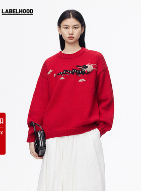【THE FLOCKS × LABELHOOD】蕾虎联名时尚龙纹手织毛衣labelhood