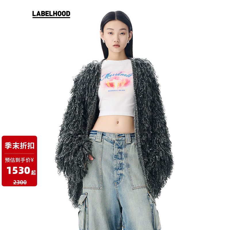 秋季针织衫蕾虎毛圈针织衫休闲