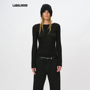 【Liegee】蕾虎多色经典GRUNGE躁动毛边修身百搭秋冬气质女装打底