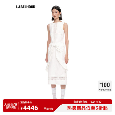 SHUSHUTONG超大立体蝴蝶结连衣裙