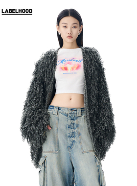 【SALE】【Liegee】蕾虎设计师款休闲简约毛圈针织衫外套上衣