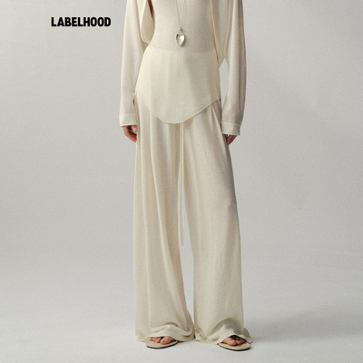 Liegee“漂流”针织休闲长裤