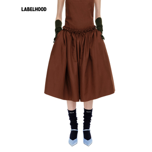 【SALE】孙颖莎同款【SHUSHUTONG】花腰饰长半裙百搭秋冬气质女装