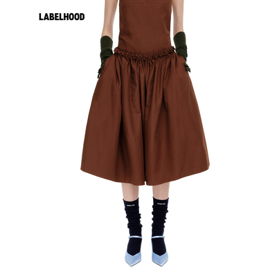 SHUSHUTONG手缝花腰饰长半裙