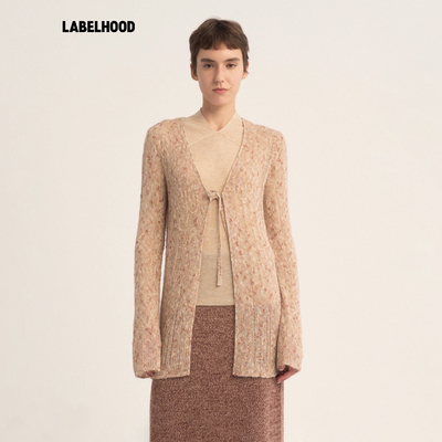 SWAYING花纱系带开衫