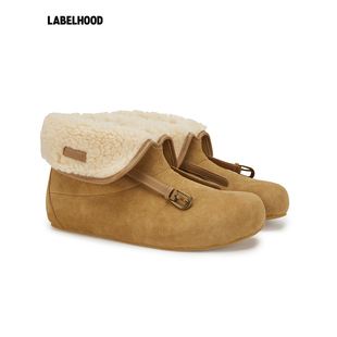 BOOTS2025秋冬新款 CLOGS 蕾虎翻边雪地靴BELTS 女鞋 untitlab