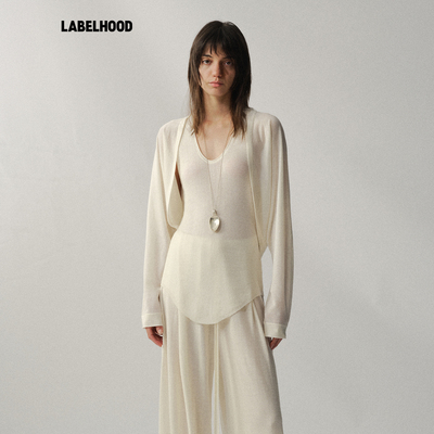 Liegee“漂流”圆形针织开衫