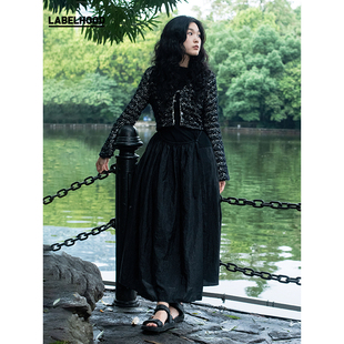 蕾虎联名款 THE LAWN×LABELHOOD labelhood 肌理立体纱线短开衫