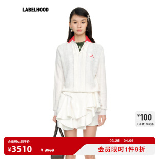 女装 蕾虎撞色领套头针织上衣2026春夏新款 针织衫 SHUSHUTONG