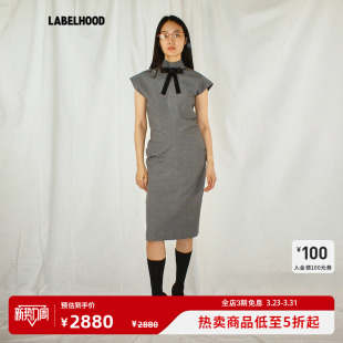 蕾虎潮流设计盘扣蝴蝶结连衣裙设计师春夏女装 YES 裙子