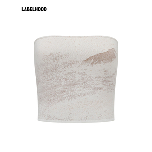 【SWAYING】蕾虎百搭精致简约提花抹胸2026早春新款女装上衣