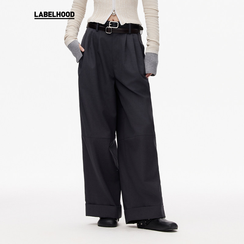 【SALE】【LAMRONS】蕾虎潮流通勤气质简约高级直筒裤女装裤子,女装/女士精品,休闲裤,淘宝优惠券,粉丝福利购,淘宝优惠卷