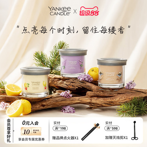 Yankee扬基彩绘小圆瓶香薰蜡烛