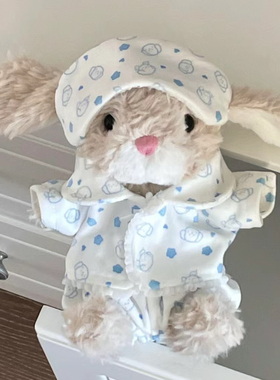 Jellycatyummy兔衣服13cm15cm甜美小兔玩偶衣服奶芙小狗眼罩睡衣
