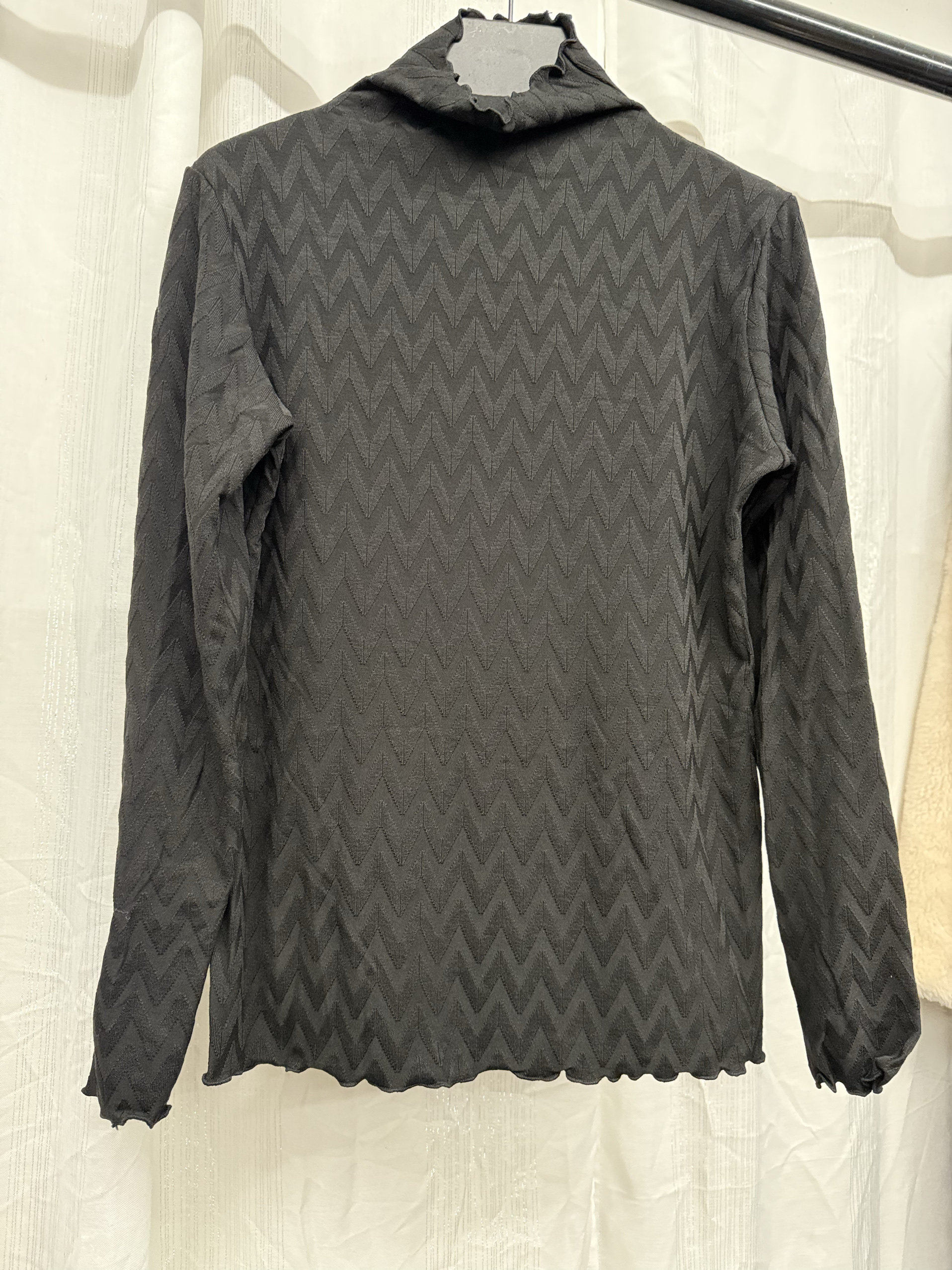 尾 含桑蚕丝黑色女修身显瘦保暖打底衫/直接拍付收货退运超值特惠