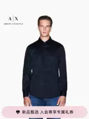 Armani Exchange/Armani Spring and Summer Men's Long-Sleeved Business Casual Suit Shirt Top
