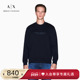 ARMANI 男新年套头宽松重磅运动圆领卫衣 新款 EXCHANGE 阿玛尼冬季