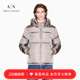 80白鸭绒连帽加厚面包羽绒服外套官方 阿玛尼男士 ARMANI EXCHANGE