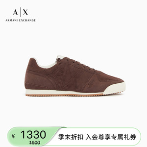 ARMANI EXCHANGE/阿玛尼夏季新款女士绒面革低帮都市休闲运动鞋