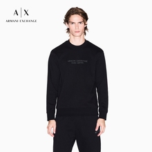 ARMANI EXCHANGE/阿玛尼冬季新款男新年套头宽松重磅运动圆领卫衣