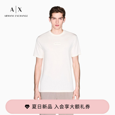 AX/阿玛尼男士纯棉圆领短袖T恤