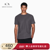 ARMANI T恤上衣内搭 男纯棉字母提花短袖 EXCHANGE 阿玛尼秋冬新款