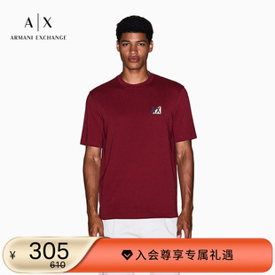 男新年纯棉宽松圆领短袖 阿玛尼秋冬新款 T恤内搭 EXCHANGE ARMANI