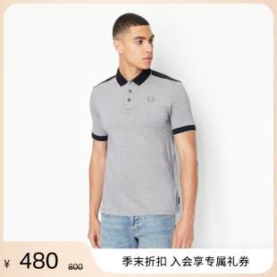 EXCHANGE 新款 ARMANI 阿玛尼夏季 男士 珠地网眼全棉三粒扣Polo衫