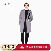 ARMANI 男连帽休闲中长风衣夹克棉服外套 新款 EXCHANGE 阿玛尼冬季