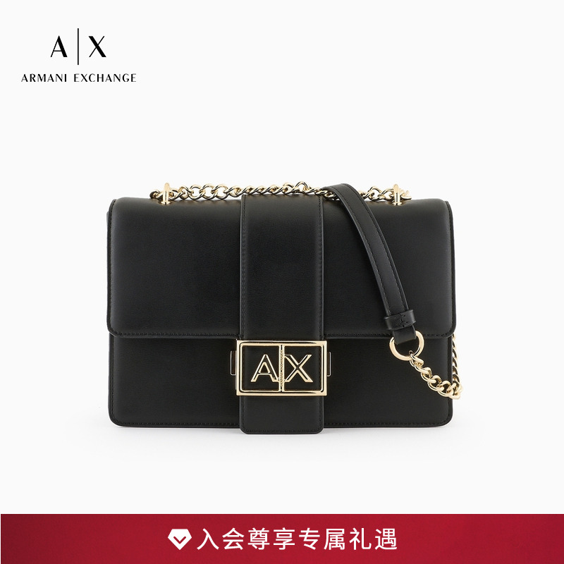 AX/阿玛尼女士单肩斜挎邮差包