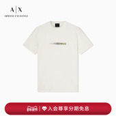 纯棉圆领短袖 ARMANI 刺绣T恤 新款 男士 EXCHANGE 阿玛尼26年春季