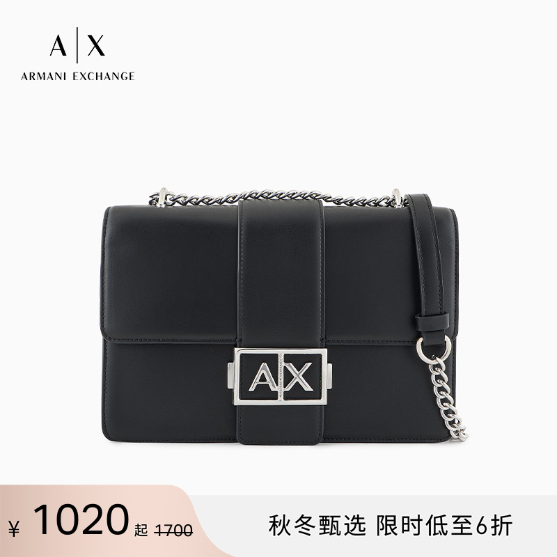 AX/阿玛尼女士小号斜挎单肩包