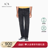 纯棉直筒微弹休闲复古牛仔裤 ARMANI 新款 男士 EXCHANGE 阿玛尼冬季