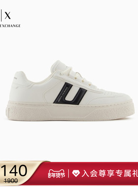 【新年礼物】ARMANI EXCHANGE/阿玛尼秋冬新款男厚底拼接休闲板鞋