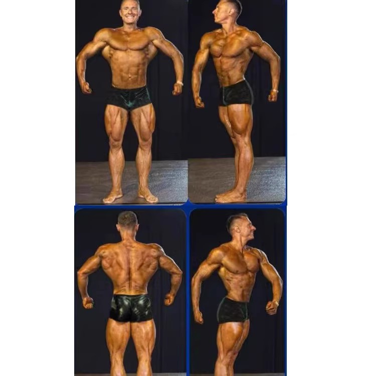 男士黑色亮皮边宽三角裤弹力紧身15CM厘米新款古典比赛裤CBBA赛裤