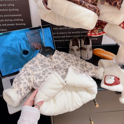 儿童棉服2025新款男童保暖内胆棉衣外套冬季加厚上衣棉袄校服神器