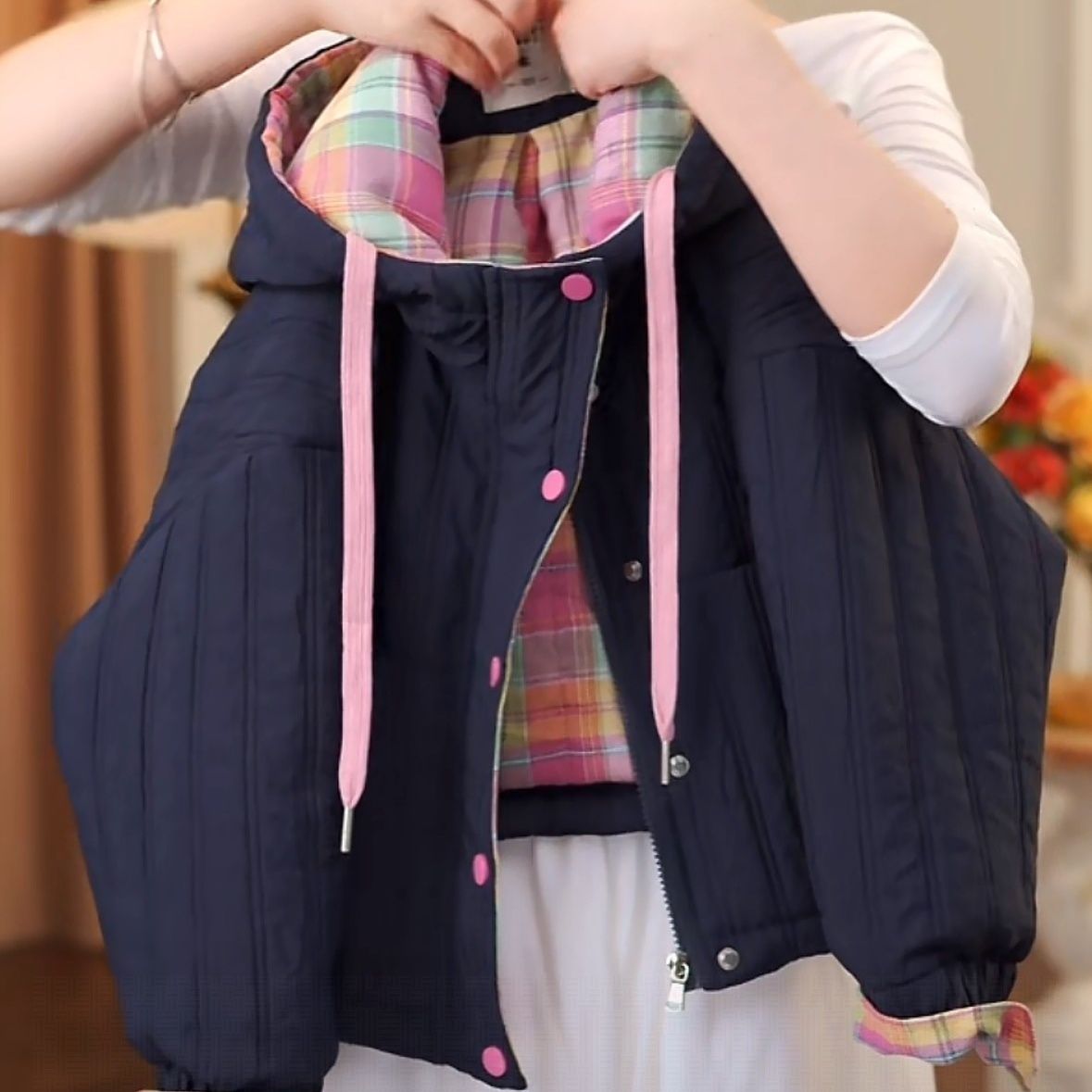 女童冬季加棉加厚过冬棉服女孩保暖棉衣外套女宝宝时髦连帽棉袄潮