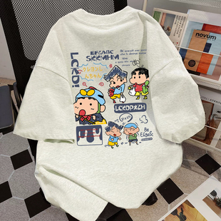 潮牌夏季 印花t恤纯棉短袖 男女2024 撤回捡漏vintage美式 外贸清仓