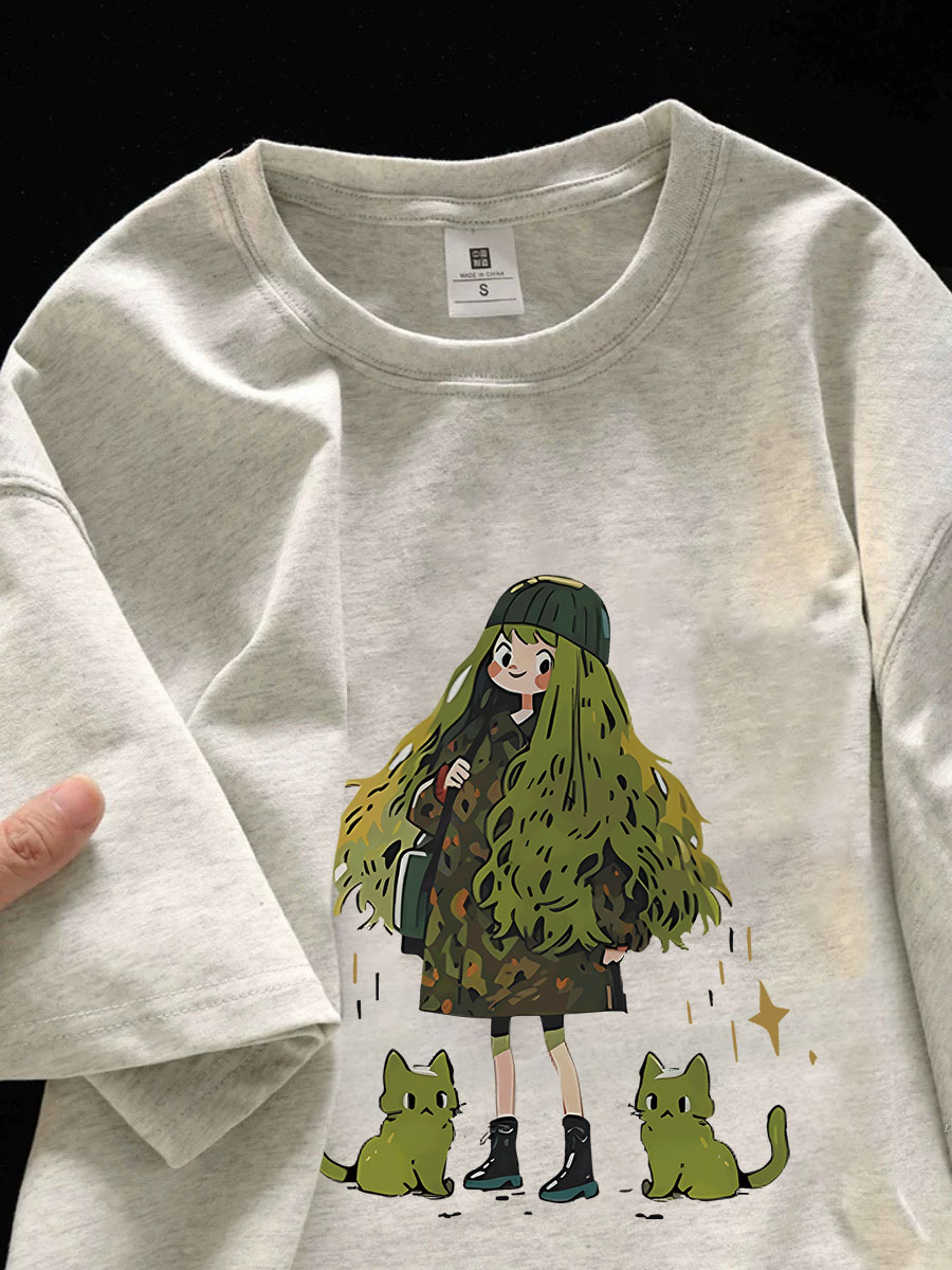 外贸原单正品尾货清仓~ins超火新款男女休闲印花短袖T恤上衣纯棉