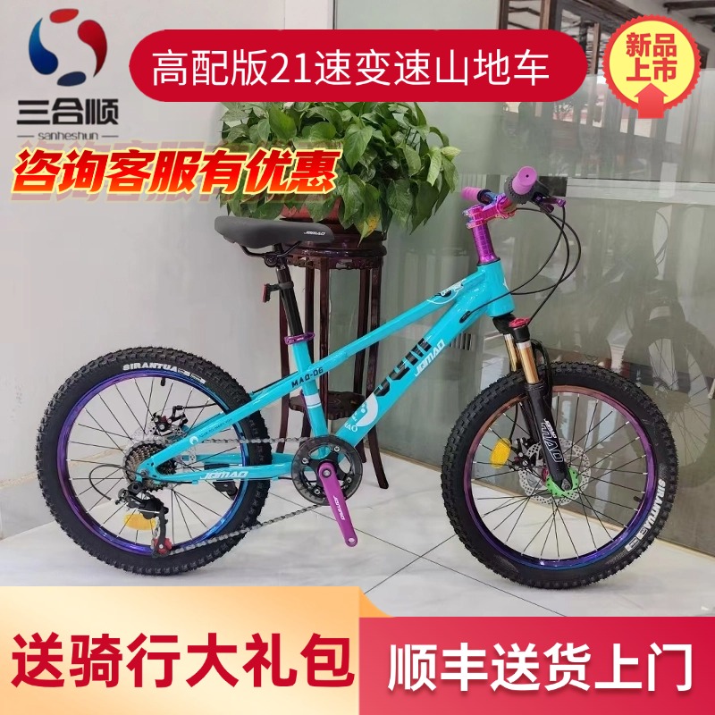 机器猫男女高配版内走线21速变速山地车2022224寸双碟刹减震