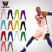 弹力速干排汗篮球足球羽毛球健身防晒裤 男运动打底薄款 紧身长裤