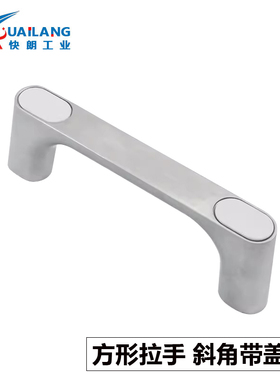 XAB76-L100/120方形拉手 锌合金斜角带盖型 外装型工业设备把手