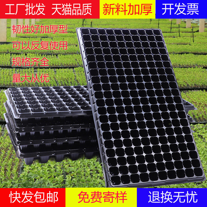 育苗盘秧苗穴盘种植神器营养钵蔬菜塑料盆托盘扦插农用多肉杯批发