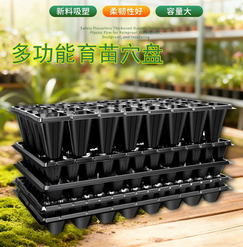 育苗盘穴盘种植神器秧盘育苗器蔬菜辣椒育苗盆扦插盒苗木多肉箱