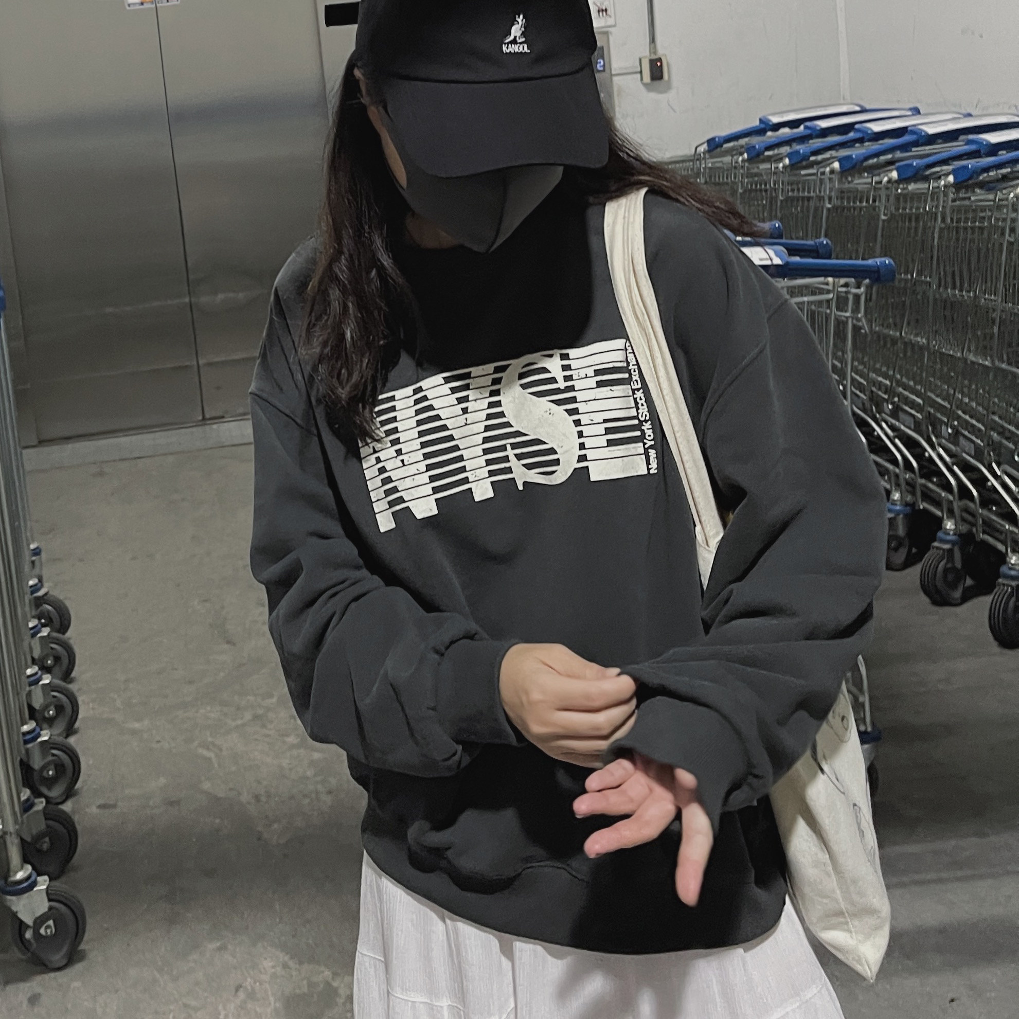 大码套头卫衣低饱和度显白小个子